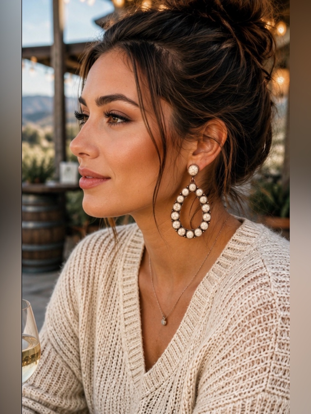 Beautiful Southwestern Boho Statement Earrings